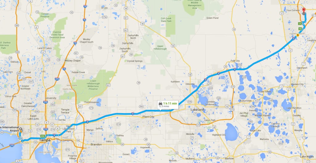 Windsor Hills Directions From Common Arrival Spots Villa By The Castle