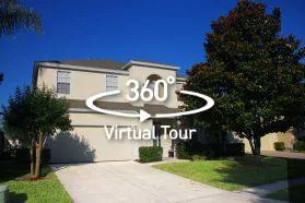 Virtual Tour - Front Of Villa By The Castle 6 Bedroom Luxury Villa Windsor Hills Vacation Rental By Owner