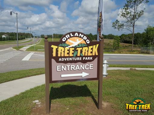Orlando Tree Trek Adventure Park - Make a right